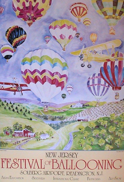 poster nj festival of ballooning